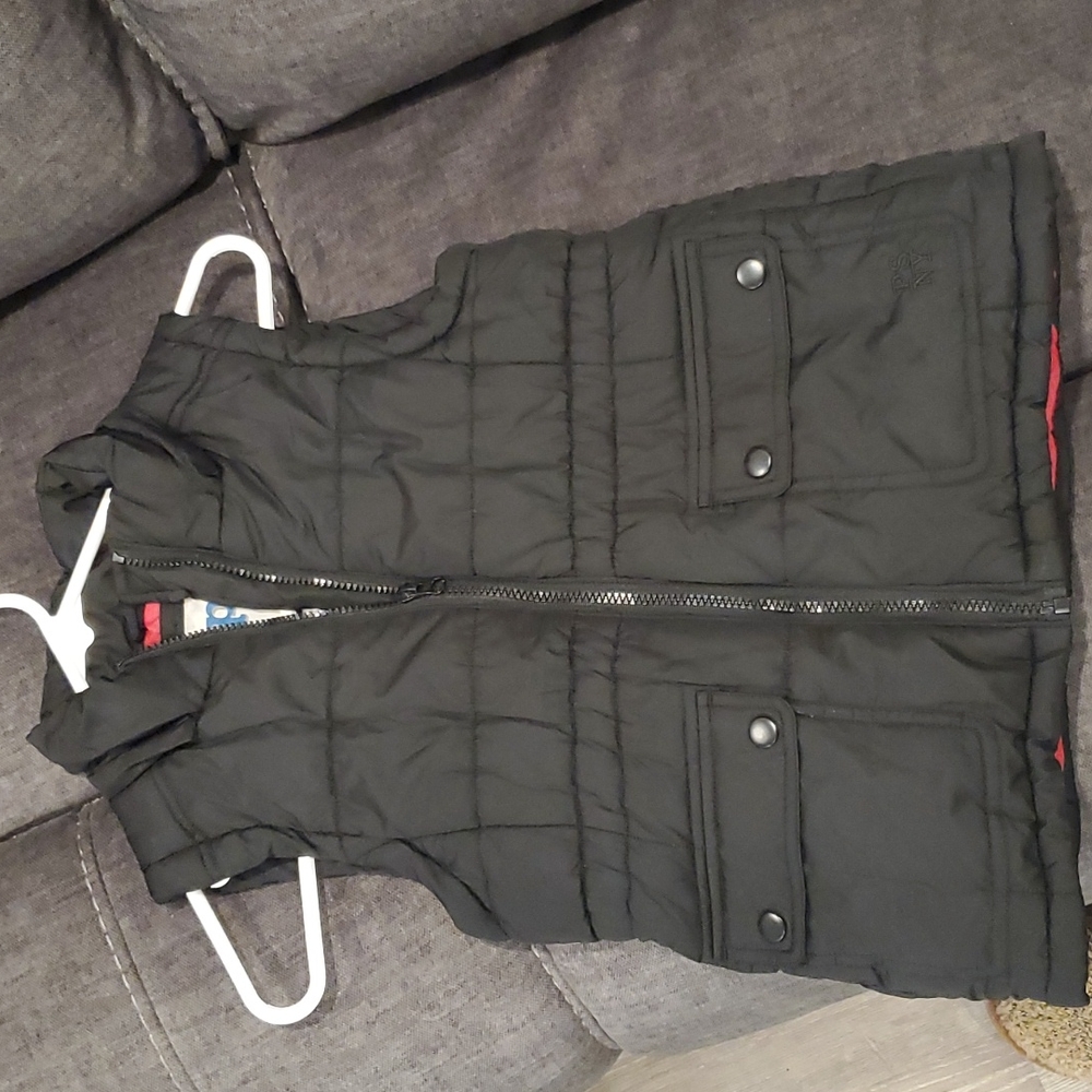 Girls black vest